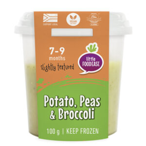 potato, broccoli & peas
