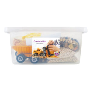 construction sensory box