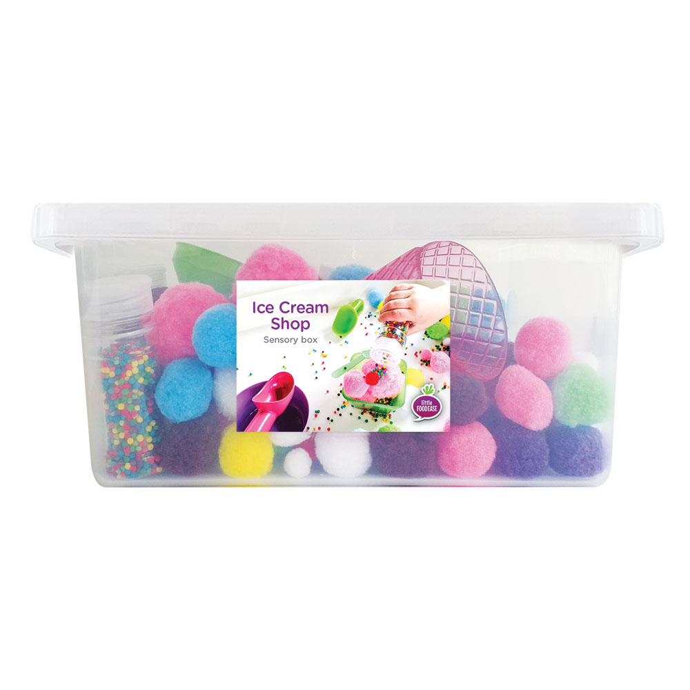 ice cream shop sensory box